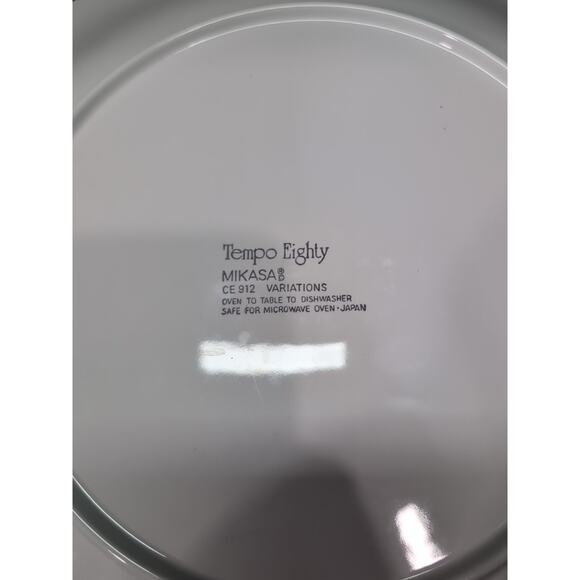 Mikasa Square Chop Plate Platter, Tempo Eighty Design, Vintage Mikvari Serveware - Picture 4 of 9